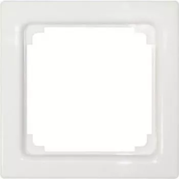 Sieninis jungiklio modulis JUNG LS 961 Z WW White — termoplastikas, bevaržtis dizainas