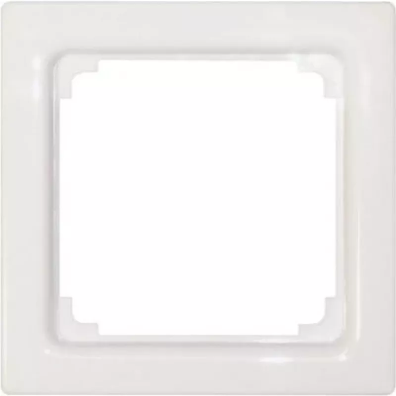 Sieninis jungiklio modulis JUNG LS 961 Z WW White — termoplastikas, bevaržtis dizainas