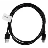 USB A į USB C kabelis LANBERG CA-USBO-20CU-0018-BK — USB 2.0, 1,8 m, Juoda