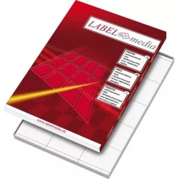 Lipnios etiketės LabelMedia, A4, baltos 210x297 mm, (100 vnt.) 0707-750