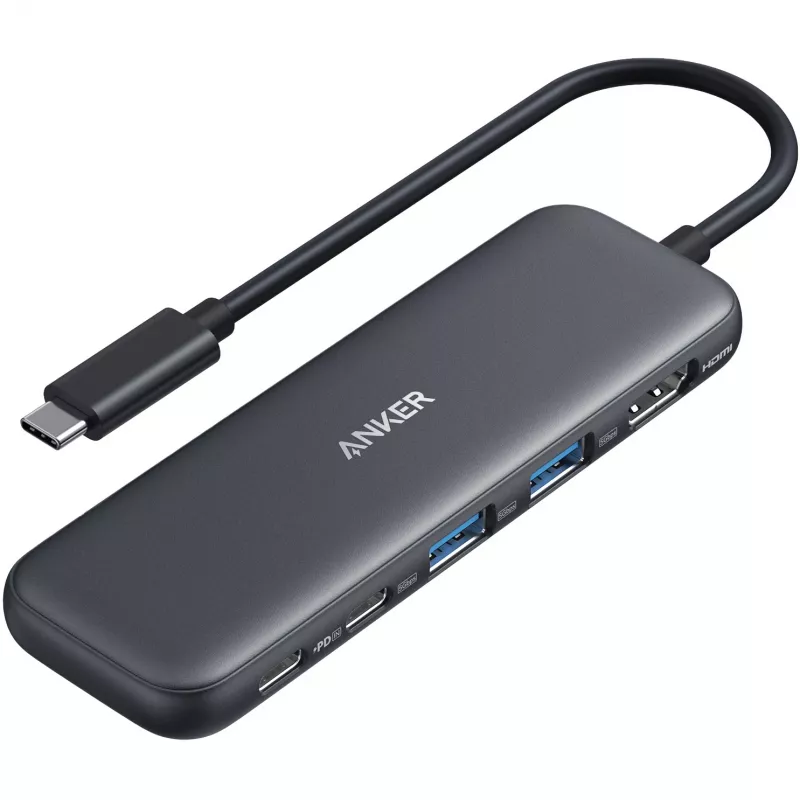 Anker 332 Laidinis USB 3.2 Gen 1 Type-C Juodas 100W 4K Ultra HD