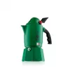 Moka puodas BIALETTI Moka BREAK ALPINA — 3 puodelių, žalias, aliuminis, bakelitinė rankena