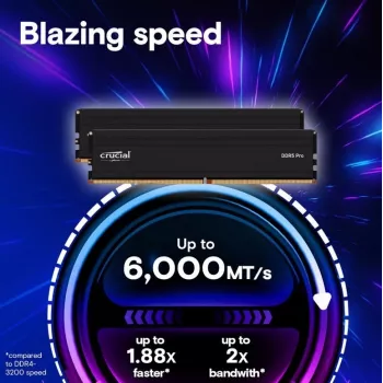 Crucial DDR5 atminties modulis 16 GB 6000 MHz CL48