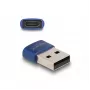 DeLOCK USB 2.0 adapteris USB Type-A kištukas – USB Type-C lizdas mėlynas