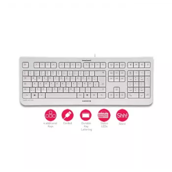 CHERRY KC 1000 klaviatūra Namų USB Swiss Pilka