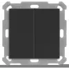 MDT BE-TAL55B206.01 KNX mygtukas Light 55 Basic 2 krypčių juodas matinis Neutralus 1 (BE-TAL55B206.01)