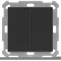 MDT BE-TAL55B206.01 KNX mygtukas Light 55 Basic 2 krypčių juodas matinis Neutralus 1 (BE-TAL55B206.01)