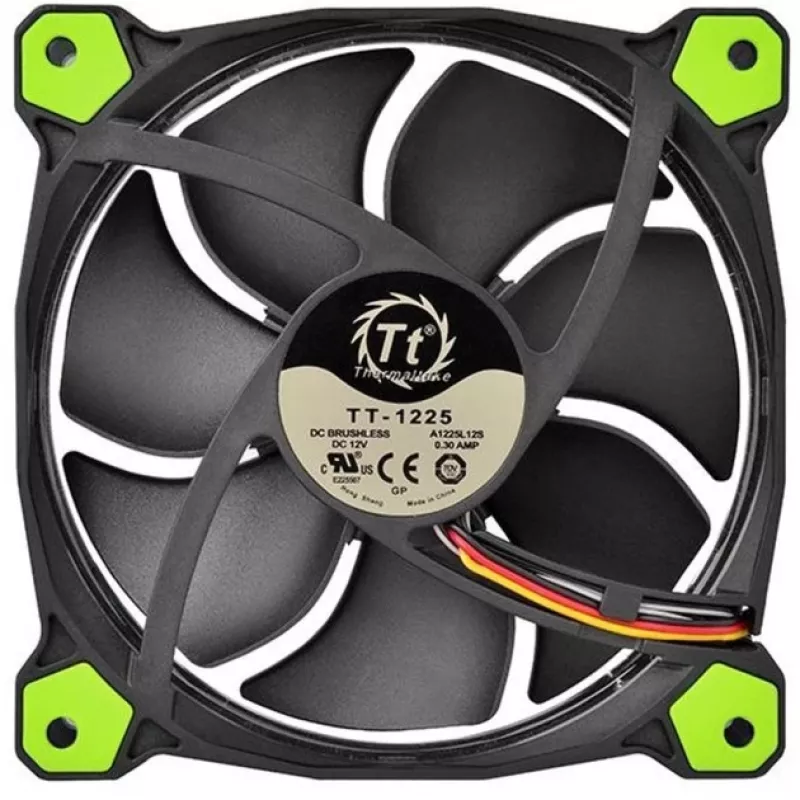 Ventiliatorius Thermaltake Riing 14 CL-F039-PL14GR-A 14 cm juodas žalias
