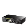 Cudy GS1010PS2 tinklo jungiklis Nevaldomas Gigabit Ethernet (10/100/1000) Maitinimas per Ethernet (PoE) Juoda