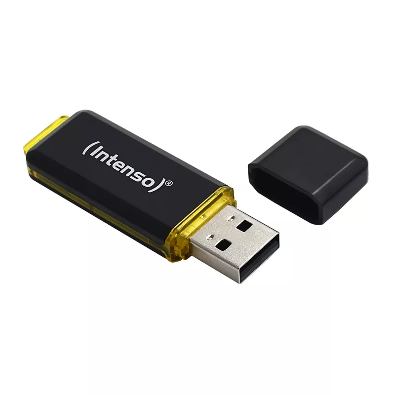 USB atmintukas Intenso 256 GB USB Type-A 3.2 Gen 1 juodas geltonas