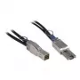 Inter-Tech - Išorinis SAS kabelis - SAS 12Gbit/s - 36 kontaktų 4x ekranuotas Mini MultiLane (M) į 4x ekranuotas Mini MultiLane SAS (SFF-8088), 26 kontaktų (M) - 1,0 m - juodas (88885007)