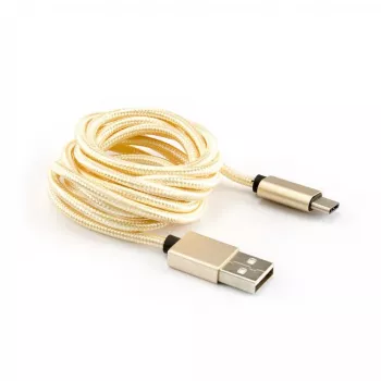 USB laidas SBOX USB-TYPEC-15G 1.5m USB A USB C auksinis