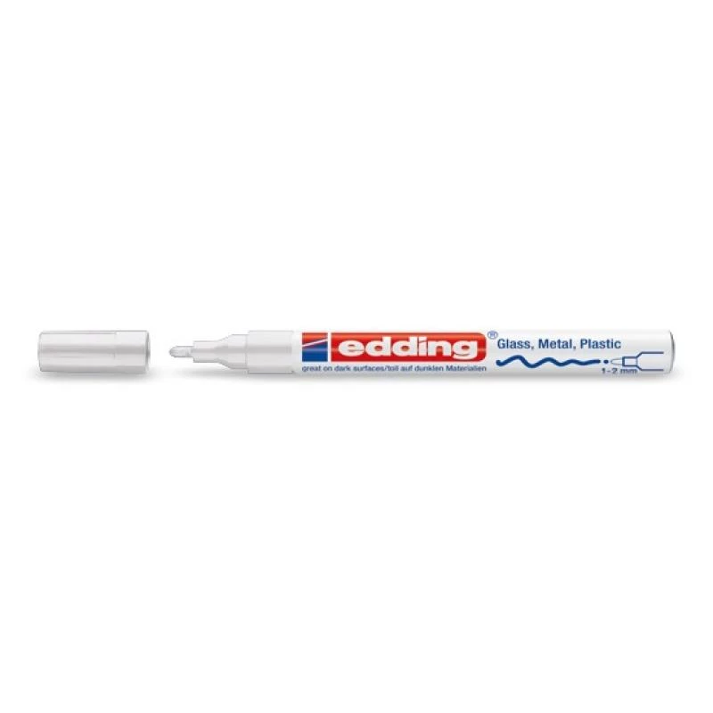Markeris Edding 751 White 1 vnt.