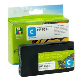 Suderinama Static-Control Hewlett-Packard 951XL (CN046AE) nauja lustė, žalsvai mėlyna, 1500 psl.