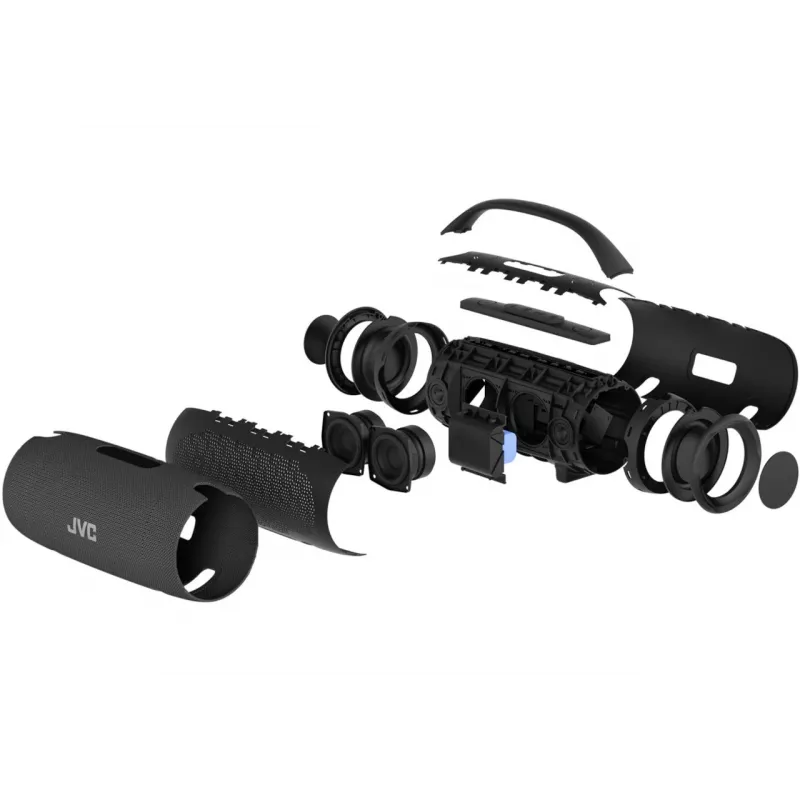 JVC XS-E524B Juodas - nešiojamasis BT garsiakalbis, juodas