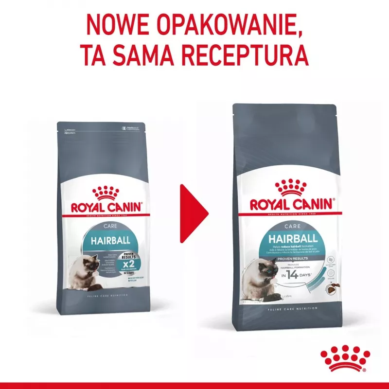 Royal Canin Hairball Care sausas kačių maistas, 10 kg — suaugusioms katėms skirta formulė, kukurūzai ir paukštiena