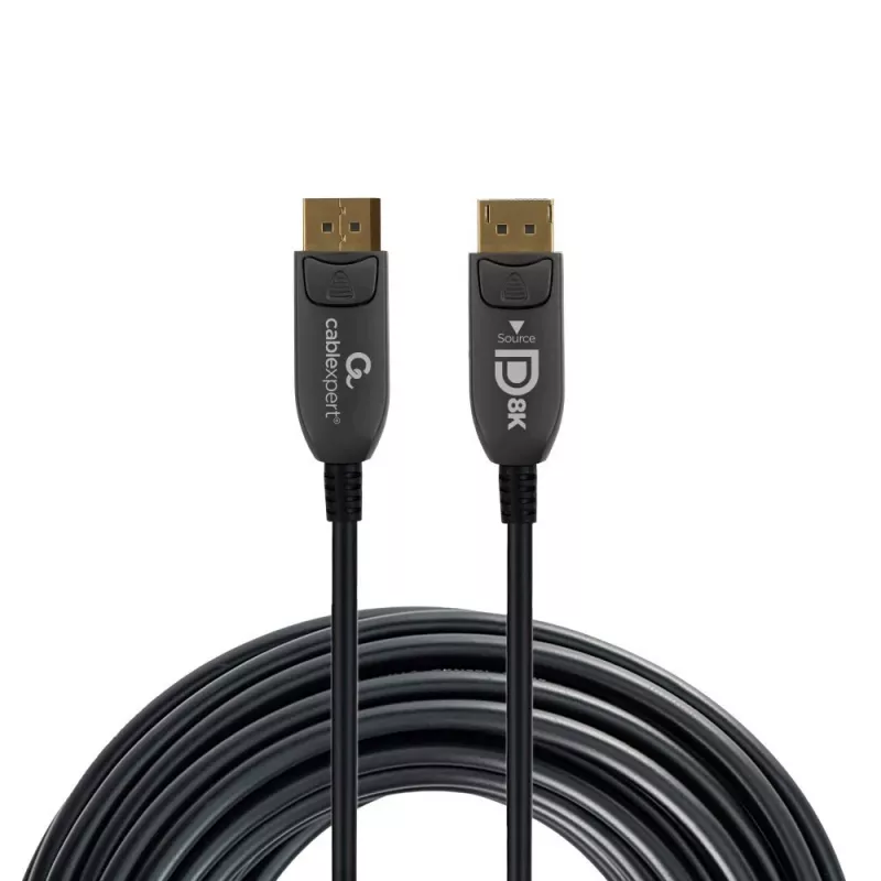 DisplayPort kabelis Gembird CC-DP8K-AOC-10M 10m Juodas