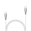 USB pintas kabelis FIXED FIXDB-CC12-WH 100W, baltas, patvari pinta apvalkalas, duomenų perdavimas ir maitinimo tiekimas