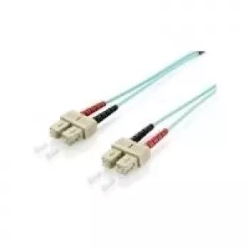 Equip SC/SC optinio pluošto jungiamasis kabelis, OM3, 5.0m, 5 m, OM3, SC, SC