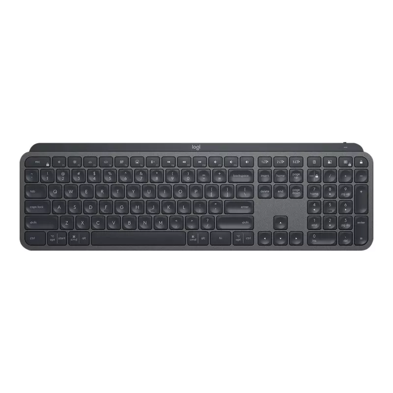 Logitech MX Keys Combo for Business - Klaviatūros ir pelės rinkinys - su foniniu apšvietimu - belaidis - Bluetooth LE - QWERTY - GB - Graphite