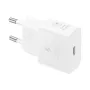 Sieninis USB-C įkroviklis Samsung EP-T2510 25W Baltas, universalus vidinis greitasis įkroviklis su PPS