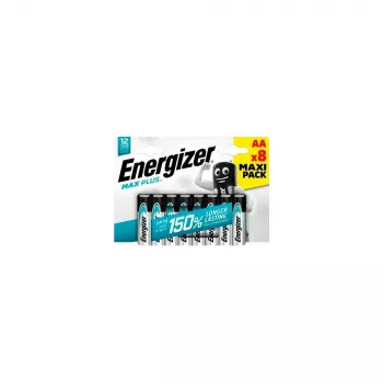 Energizer AA šarminė baterija 1,5 V — 8 vnt. pakuotė (Mignon)