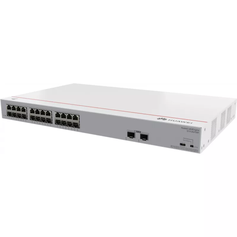 HUAWEI eKit S110 Series S110-24LP2SR Nevaldomas L2 Gigabit Ethernet (10/100/1000) Maitinimas per Ethernet (PoE) 1U Pilka