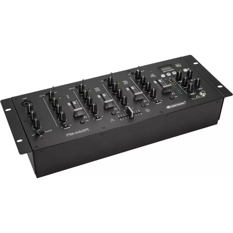 DJ maišytuvas Omnitronic PM-444Pi 4 kanalų su USB sąsaja