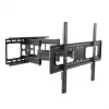 Manhattan lauko sieninis laikiklis televizoriams ir monitoriams, pilnai judinamas, 37-65 col. ekranams, VESA 200x200-600x400 mm, iki 50 kg, atsparus oro salygoms, juodas