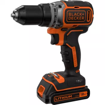 Akumuliatorinis atsuktuvas Juoda & Decker BL186K-QW, 1650 RPM, 52 N⋅m