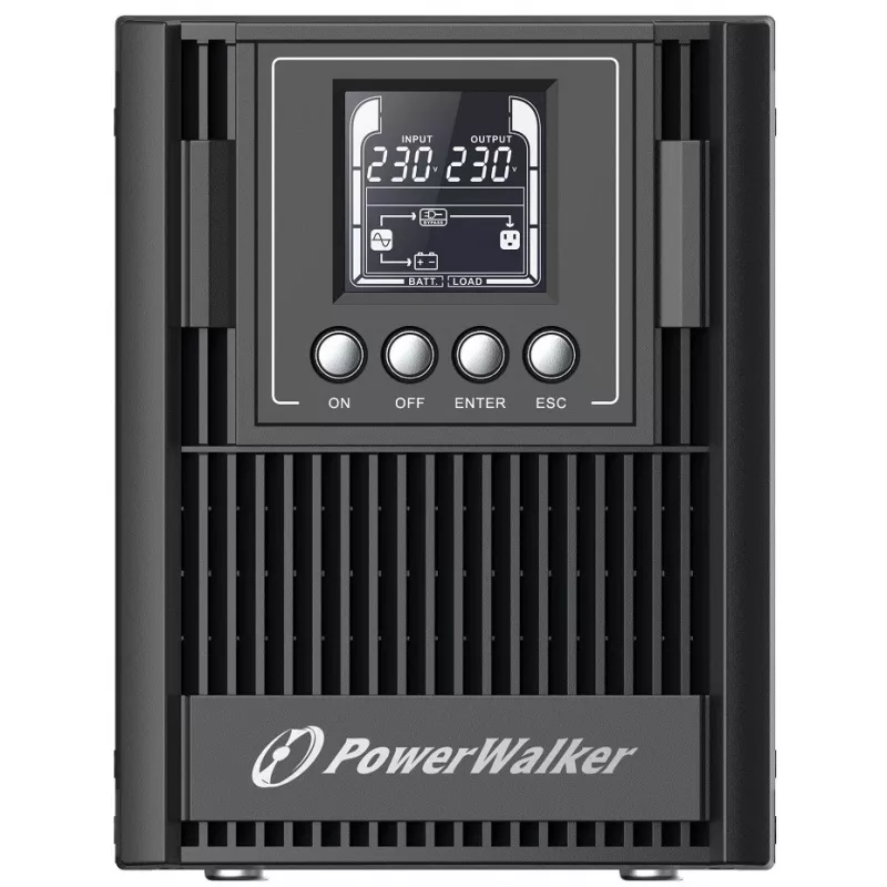 Nepertraukiamo maitinimo šaltinis (UPS) PowerWalker VFI 1000 at FR dvigubos konversijos