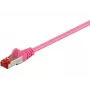 Microconnect SSTP601PI tinklo laidas rausvas 1 m Cat6 S/FTP (S-STP)