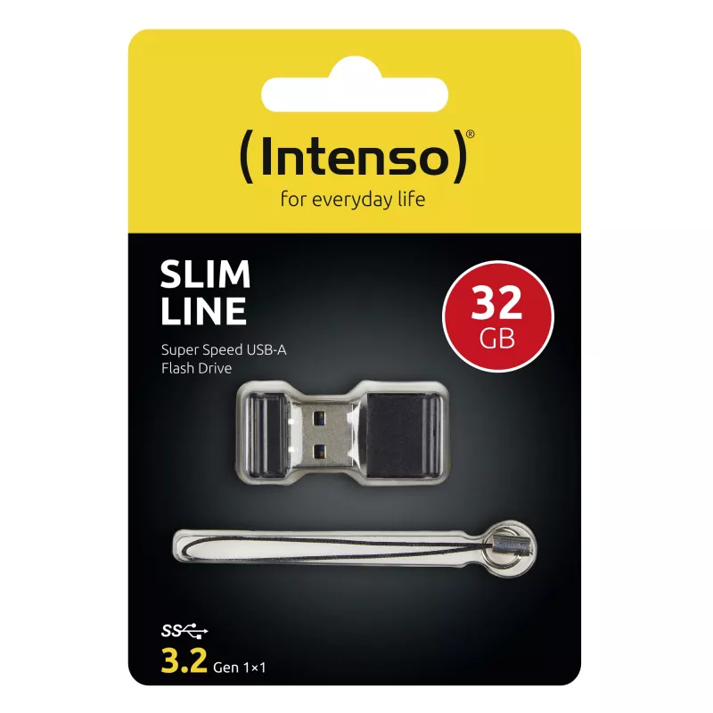 USB atmintinė Intenso 32 GB USB Type-A 3.2 Gen 1 juoda
