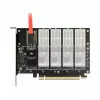 DeLOCK PCI Express x16 kortelė 5 vidiniams M.2 Key B / SATA lizdams