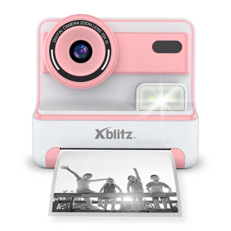 Xblitz FLASH PINK momentinė kamera su termospausdintuvu vaikams