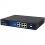 Valdomas 10 prievadų PoE komutatorius ALLNET ALL-SG8610PMJ su 8 PoE+ prievadais ir 2 aukštynkrypčiais prievadais