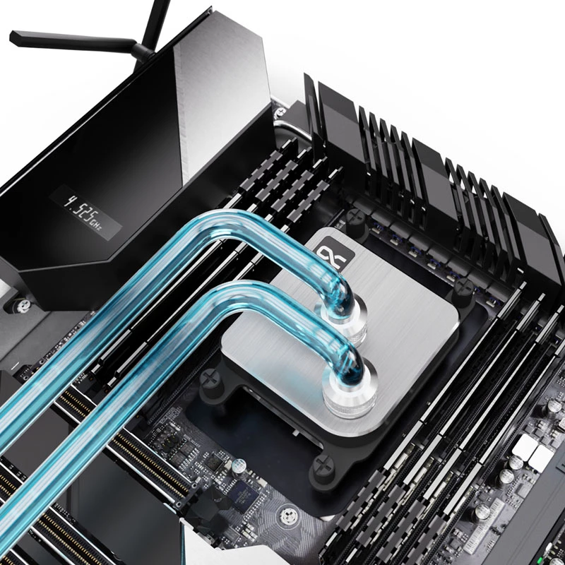 Vandens blokas Alphacool 13444 Sidabrinė 72mm x 72mm x 26.5mm