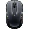 LOGITECH M325s pelė, tinkama dešinei ir kairei rankai, optinė, 5 mygtukai, belaidė, 2,4 GHz, USB belaidis imtuvas, tamsiai pilka