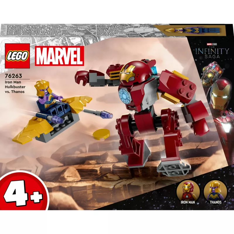 LEGO MARVEL 76263 Geležinis žmogus Hulkbuster prieš Thanos