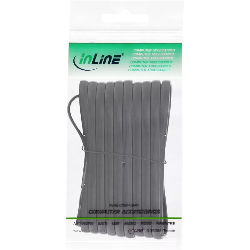 InLine modulinis laidas RJ12 kištukas / kištukas 6P6C 20m