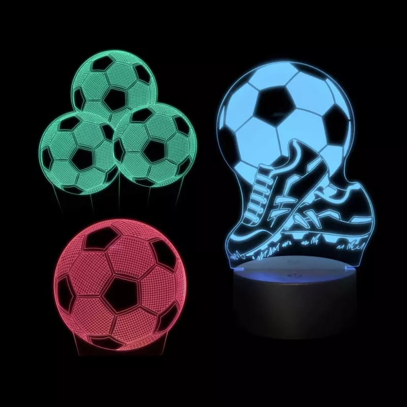Stalinė lempa MANTA SNL124RGB RGB 3D šviesos dekoratyviniai rutuliai, spalvą keičiantis LED, dekoratyvinis apšvietimas