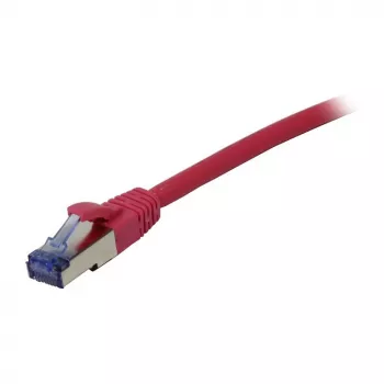 komutacinis kabelis RJ45 - CAT6A 500Mhz - 0,5m - rožinis - S-STP(S/FTP) - komponentų patikrintas (GHMT sertifikuotas) - AW