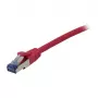 komutacinis kabelis RJ45 - CAT6A 500Mhz - 0,5m - rožinis - S-STP(S/FTP) - komponentų patikrintas (GHMT sertifikuotas) - AW