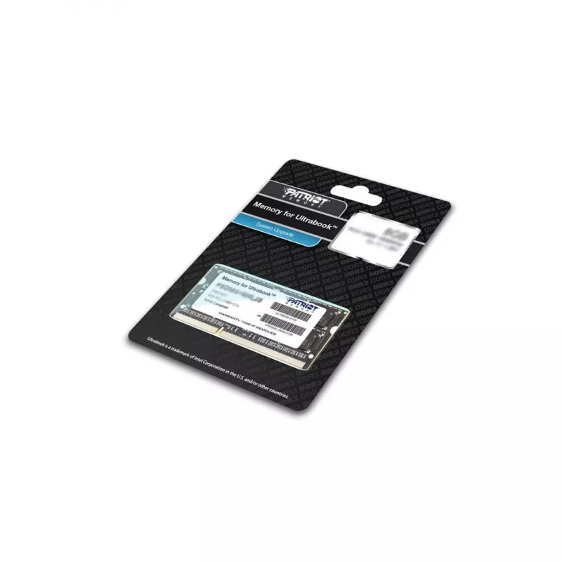 Nešiojamojo kompiuterio atmintis PATRIOT 8GB DDR3 1600MHz 204-pin SO-DIMM 1,35V