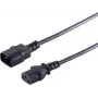 Maitinimo laidas juodas 2m S/CONN 60009