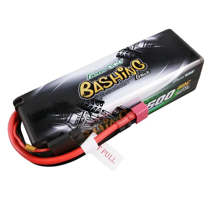 Gens ace G-Tech 5500mAh 11.1V 3S1P 60C HardCase 15# automobilio baterija