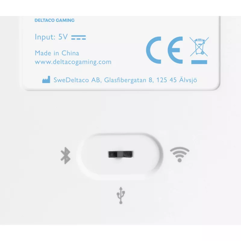 Deltaco Gaming GAM-100-W-DE tinklo įrenginys, baltas