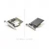 Vidinė M.2 / U.2 adapterio kortelė DELOCK 90854 — PCIe 4.0 (kompiuterio: PCIe, išvestys: M.2 Key M 110 mm, U.2)
