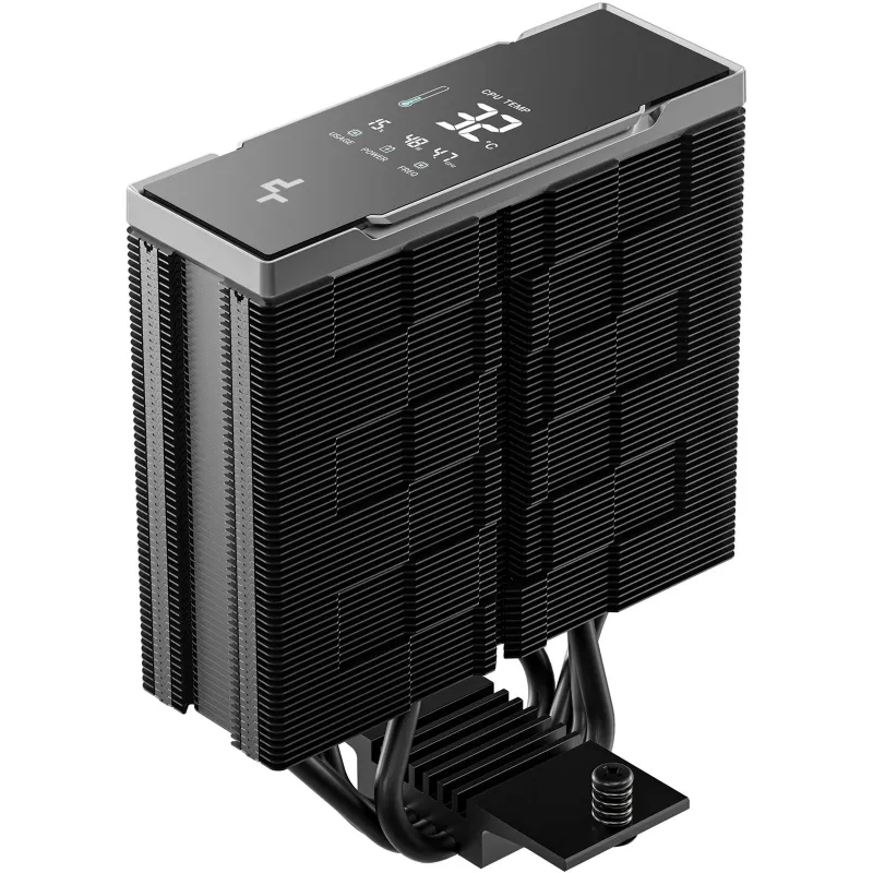 DeepCool AK400 G2 Digital NYX procesoriaus oro aušintuvas — 120 mm ventiliatorius, maks. oro slėgis 3.33 mmH2O, 92×132×156 mm, juodas