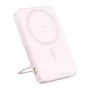 Išorinė baterija Baseus PicoGo Qi2 5000mAh 20W Rožinė
